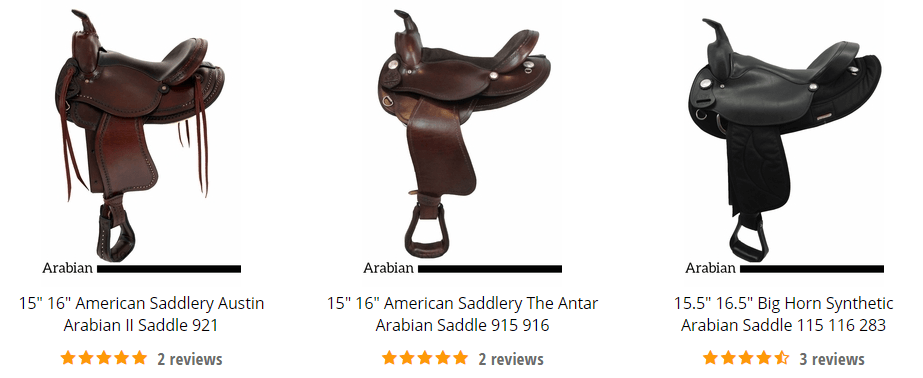 BIG HORN ARABIAN SADDLE