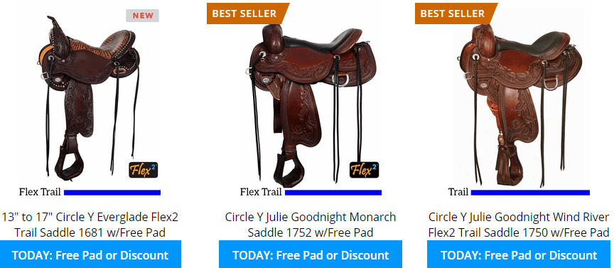 circle y trail saddle reviews