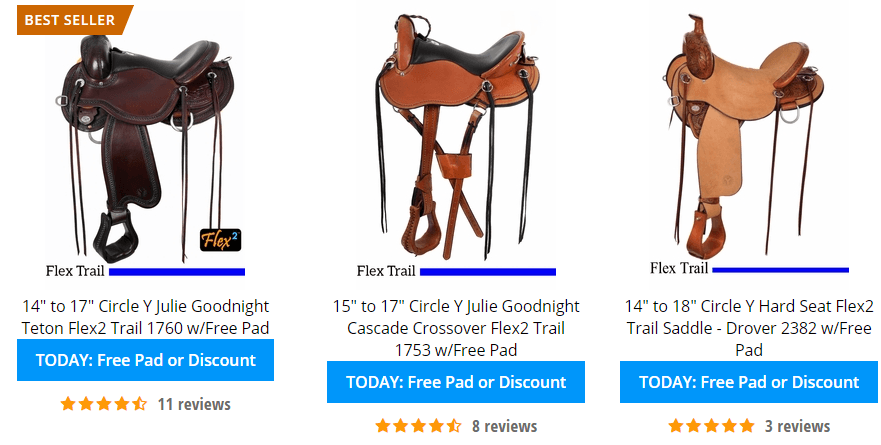 circle y trail saddle reviews