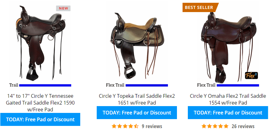 circle y trail saddle reviews