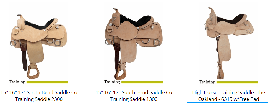training saddles sale