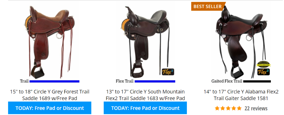 lightweight western trail saddles