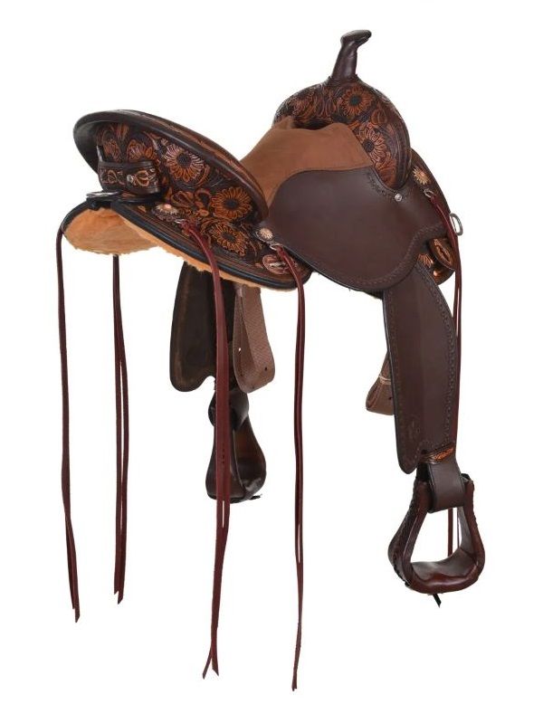 circle y sunflower flex2 trail saddle