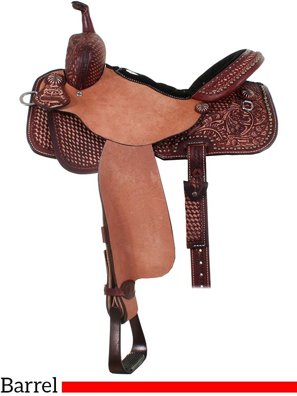 Double J Elite Pro Barrel Racer Saddle
