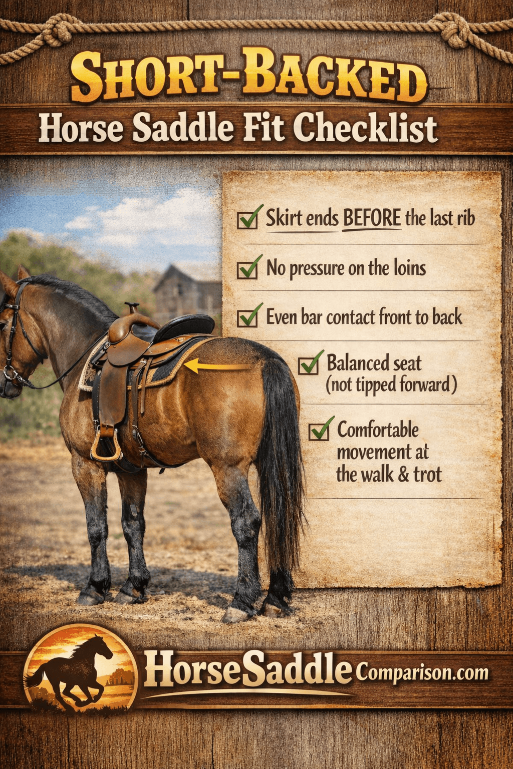 Short Backed Horse Saddle Solutions That Actually Work